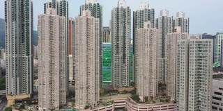 香港新界荃湾的住宅大厦