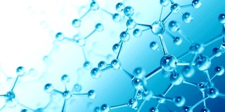分子结构的蓝色
