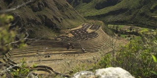 秘鲁库斯科山上的高角度印加古道