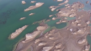 中国青海省海西地区亚丹水地质公园景观视频素材模板下载