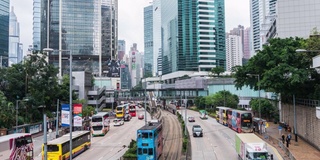 时光流逝:香港城市景观与人群的时光流逝