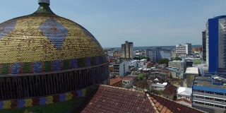 巴西玛瑙斯亚马逊剧院鸟瞰图