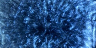 蓝色空洞爆炸变形流动漩涡沸腾抽象迷幻宇宙有机图案背景
