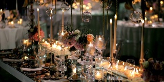 餐桌装饰，婚宴，婚礼仪式