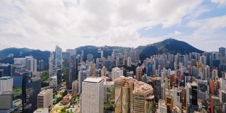 T/L WS HA摩天大楼在香港。