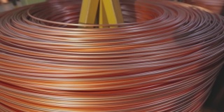 铜线，一卷铜线。铜电缆制造