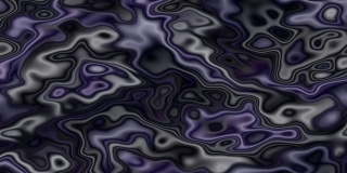 时尚的3D颜色抽象动画波浪平滑波浪。液体颜色图案，光滑的波浪形反射表面图案。时尚的彩色液体流体抽象。美丽的梯度结构
