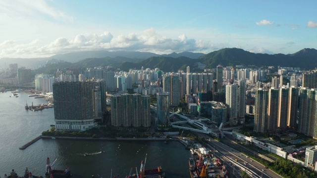 鸟瞰香港拥挤的九龙城