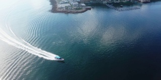 无人机拍摄位于西贡高流湾渔村的海景