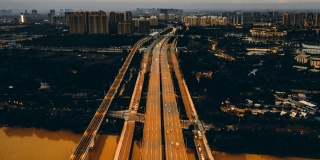 TIMELAPSE，城市景观和交通鸟瞰图
