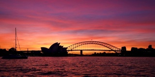 澳大利亚新南威尔士州悉尼港的镜头
