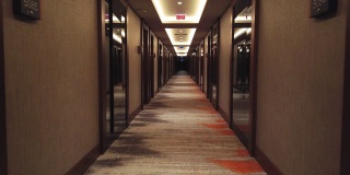豪华酒店客房走廊