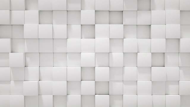 4K抽象立方体块墙可循环