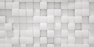 4K抽象立方体块墙可循环