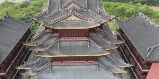 亚洲传统建筑。古寺宝塔旅游理念