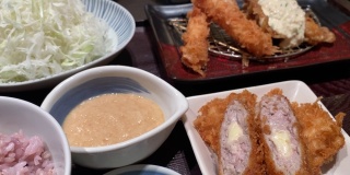 日本的炸猪排定食