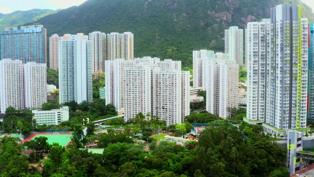 香港九龙湾的高层住宅大厦