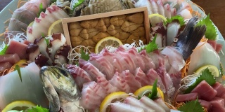 日本的奢华生鱼片