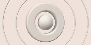 白球圆三维渲染抽象运动