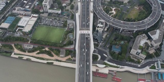 南浦大桥鸟瞰图