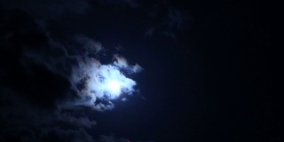 月亮的晚上