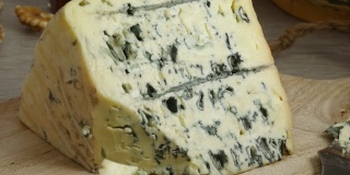 一块传统的法国蓝奥弗涅奶酪