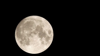4K -满月穿过夜空视频素材模板下载