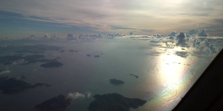飞越香港岛(飞机POV镜头)