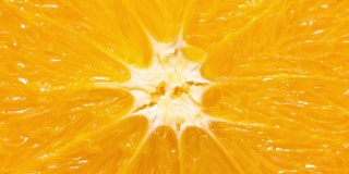 微距拍摄的橙色切片纹理背景