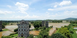 中国开平的望塔全景