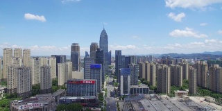 cityscape of modern city