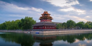清晨从金山公园俯瞰北京紫禁城
