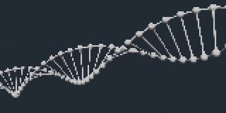DNA，双螺旋三维动画(循环播放)