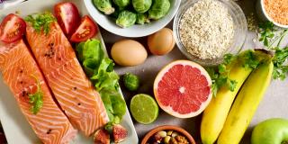 健康食品选择-水果，蔬菜，乳制品和鱼