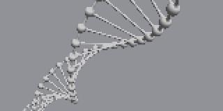 DNA，双螺旋的三维动画