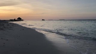印度洋上的日落视频素材模板下载