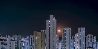 Boa Viagem住宅区的月光