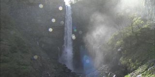 日本日光的Kegon瀑布
