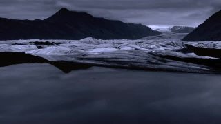极地之夜的浮冰视频素材模板下载