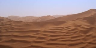 无人机拍摄塔克拉玛干沙漠