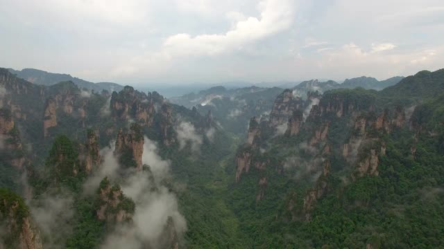 令人惊叹的张家界景观鸟瞰图