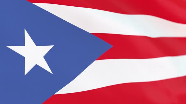 波多黎各的旗帜循环