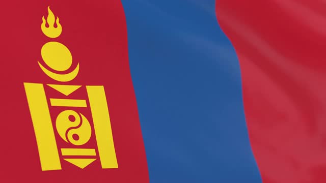 蒙古的旗帜环