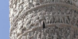 罗马图拉真圆柱浮雕的细节