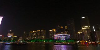 黄浦江两岸现代夜景