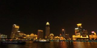 黄浦江两岸现代夜景