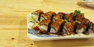 Unagi Don和日本食物概念