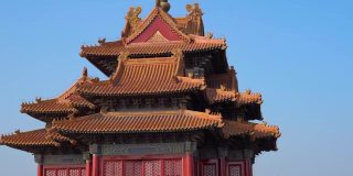 斯坦尼康镜头的内部部分的紫禁城-中国皇帝的古代宫殿