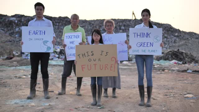 一个家庭正在为全球废物堆的未来而斗争。