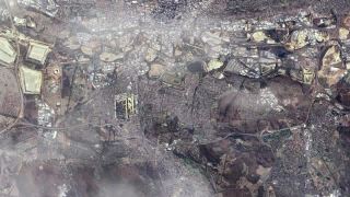 约翰内斯堡，南非，从太空看。这段视频由美国宇航局提供。视频素材模板下载